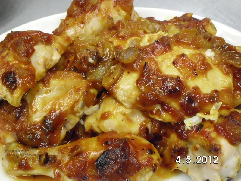 Alvin College Culinary Arts Caramelized Chipotle Chicken