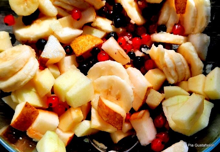 Villa Ryttarängen: Checkat ut från en fruktsallad