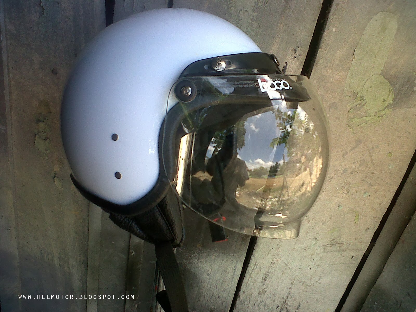 Helm Bogo Putih Densus 88 ~ Helm Vespa