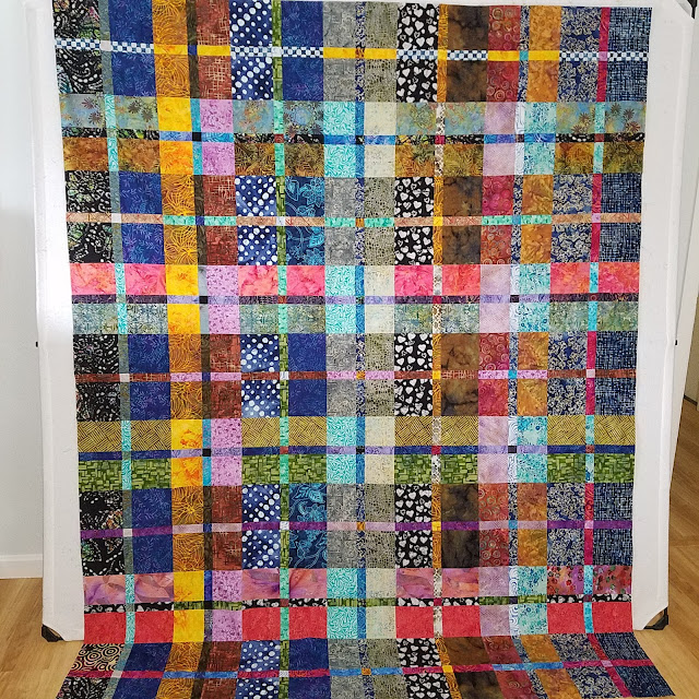 Becca's Crazy Projects Plaidish Quilt