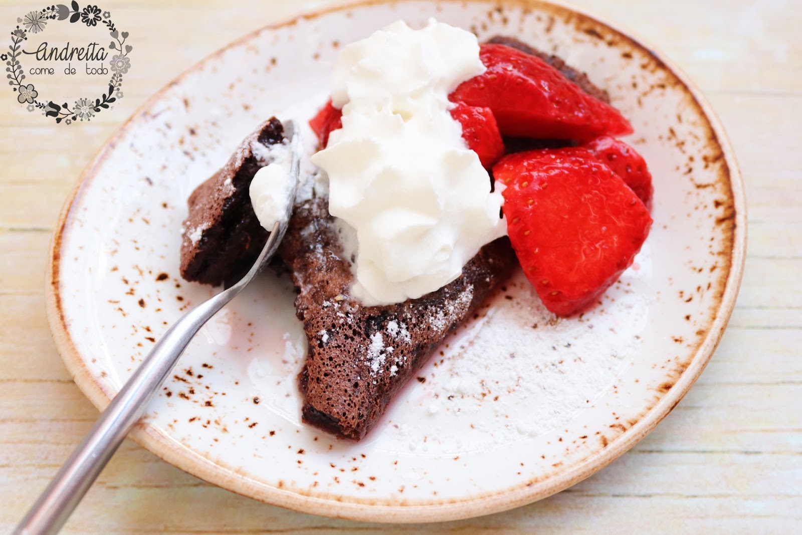 Tortilla fea de chocolate Andreíta come de todo Tortilla fea de chocolate Andreíta come de todo