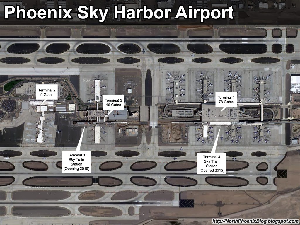 Map Of Sky Harbor Airport Terminal 2