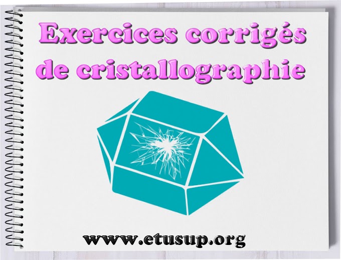 cristallographie exercices corrigés pdf