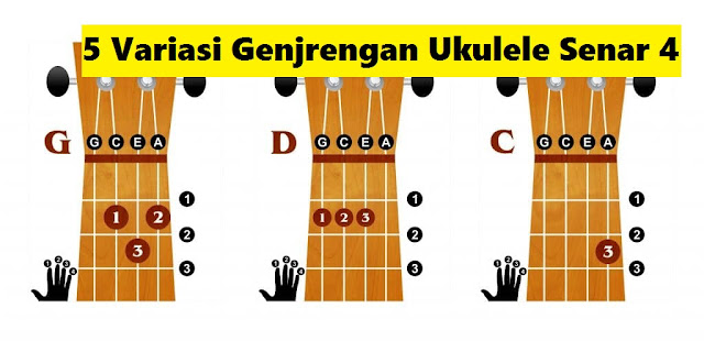 5 Variasi Genjrengan Ukulele Senar 4