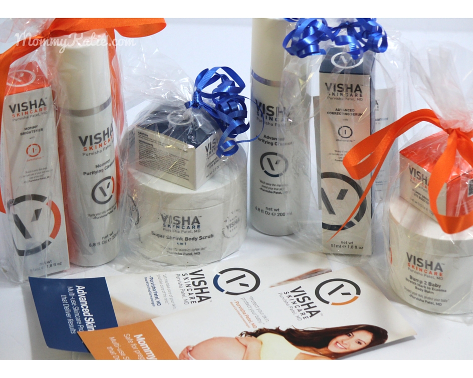 Skincare Products for New Moms from Visha Skin Care Mommy Katie
