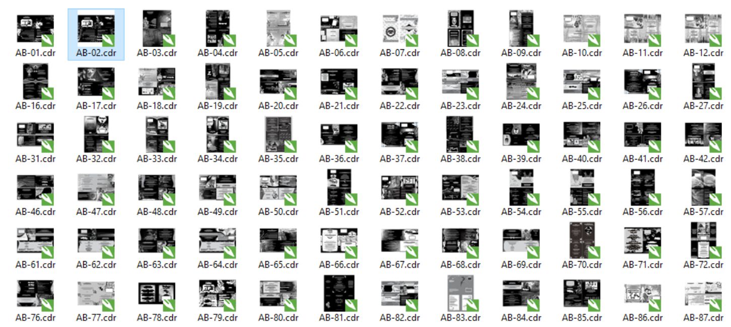 Free 100 Desain Undangan 1 Warna Monokrom Gto Siap Cetak Cdr Tutoriduan Com