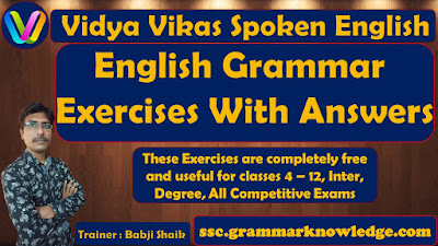 27+ English Grammar Exercises With Answers For English Learners