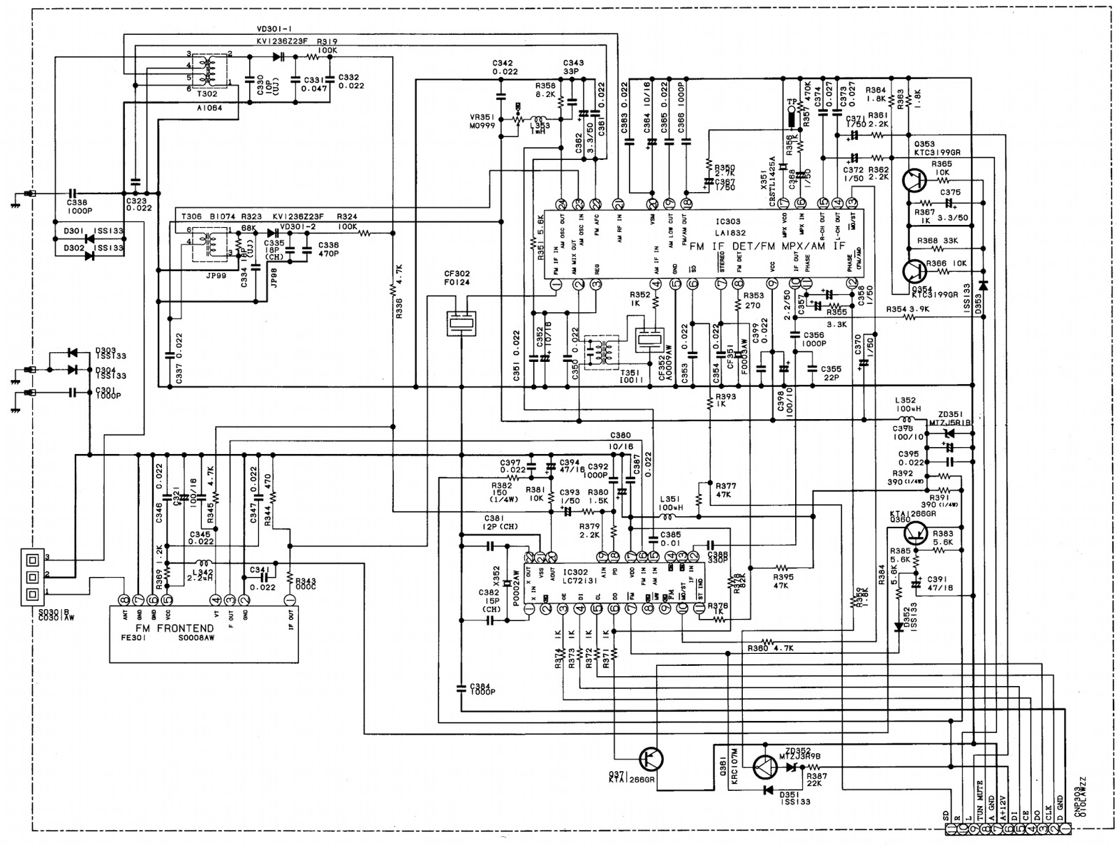 Electro help: SHARP CD C-470 - SCHEMATIC [Circuit Diagram] - STK4881