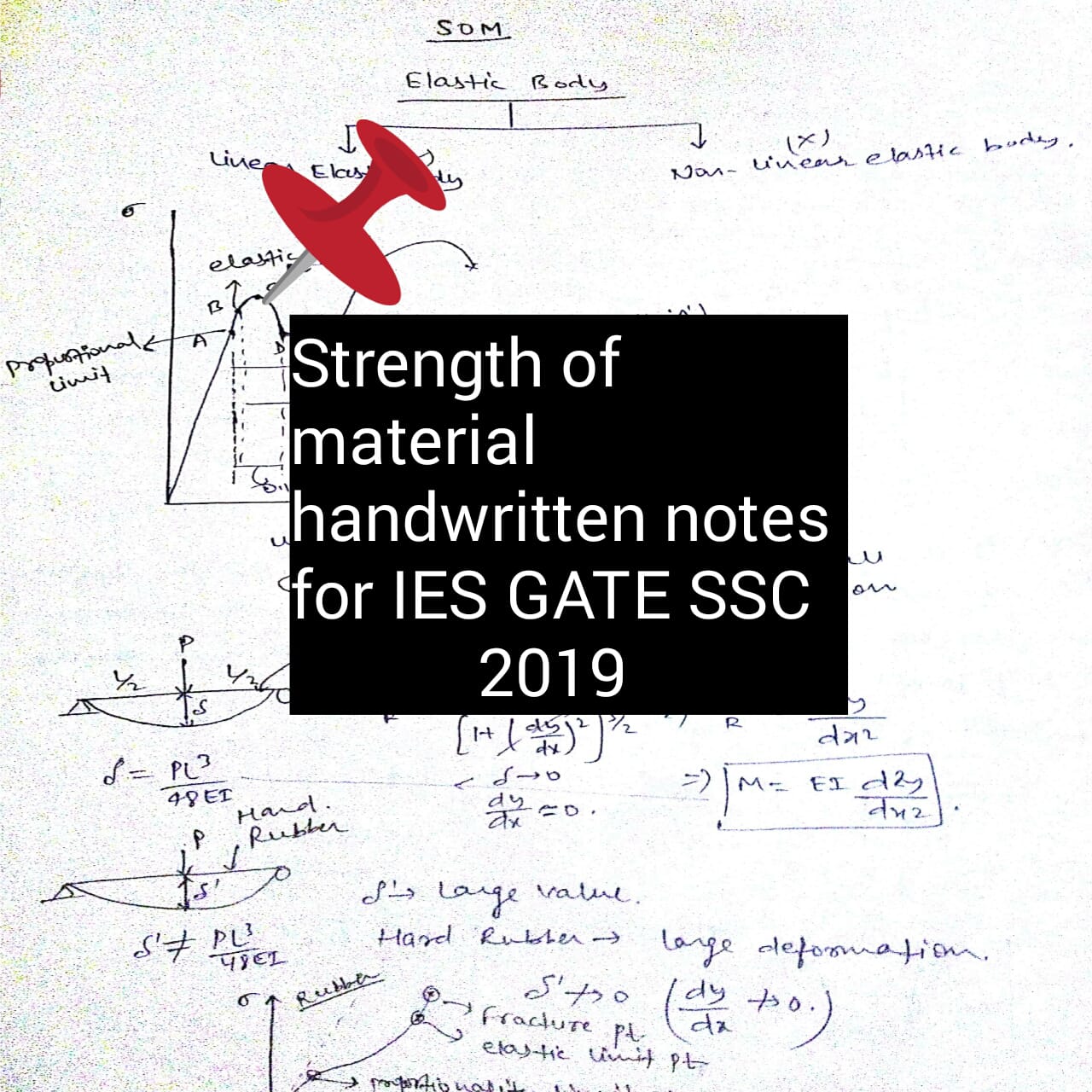 strength of materials handwritten notes