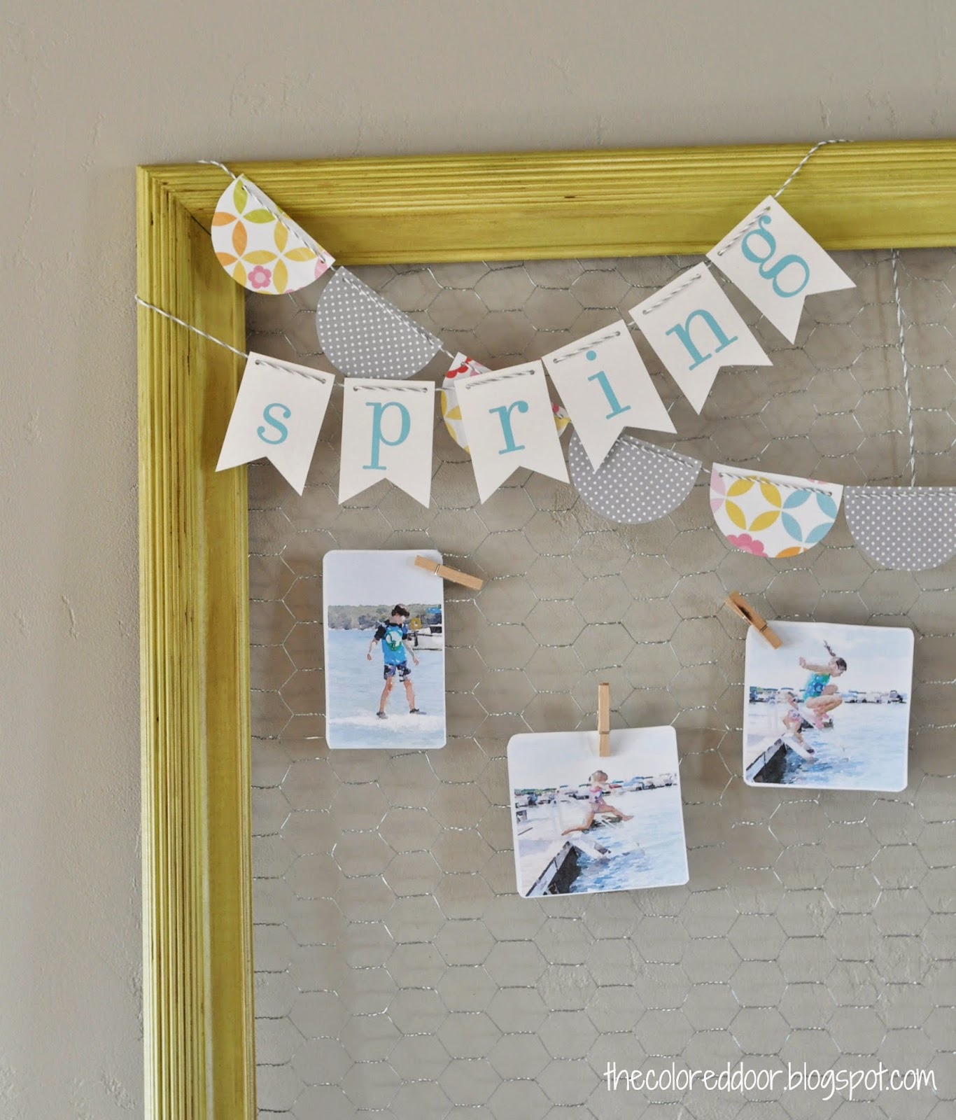 the colored door: Spring Banners