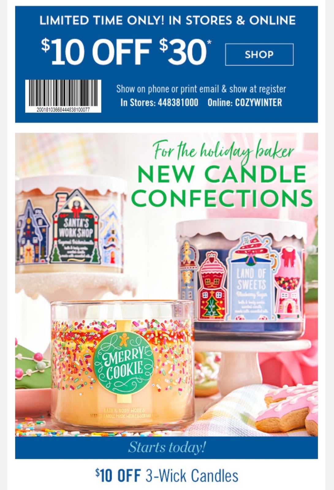 Life Inside the Page Bath & Body Works Today's Email November 19, 2019