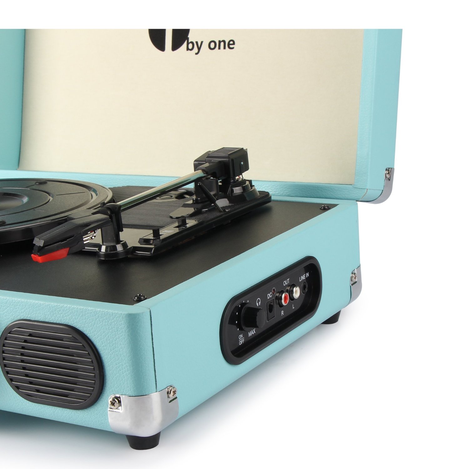 1Byone Belt Drive 3 Speed Portable Stereo Turntable Review Vinyl Store Turntables and Vinyl