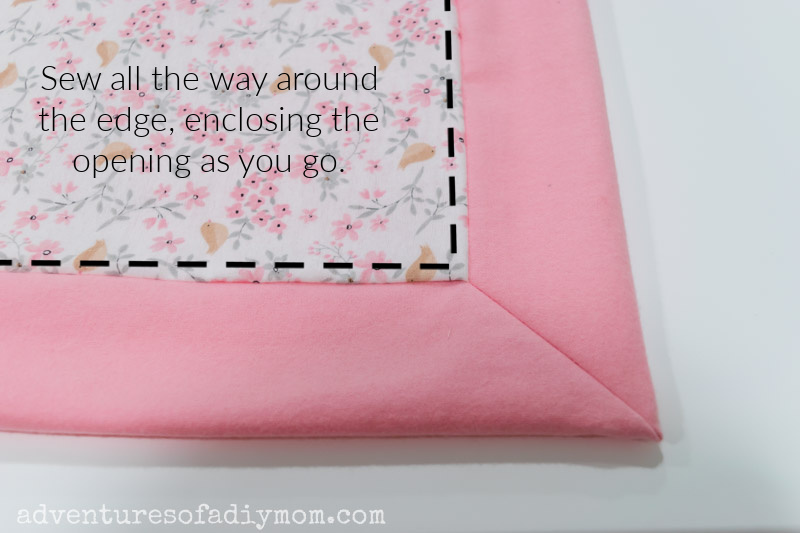 How to Make a Baby Blanket Adventures of a DIY Mom