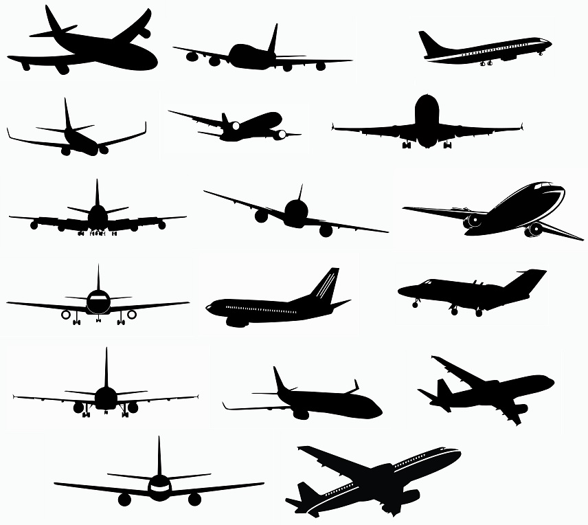 digitalfil Airplane 3 svg,cut files,silhouette clipart,vinyl files