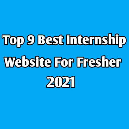 Top 9 internship website in india for fresher