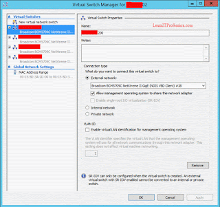 how to create virtual switch in hyperv