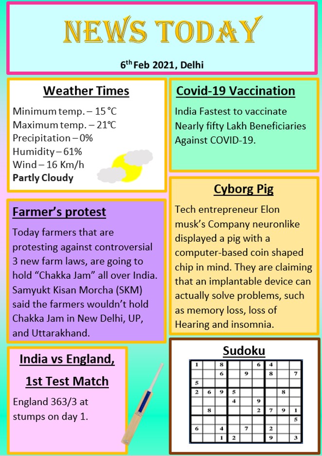 JAYPEE PUBLIC SCHOOL,GREATER NOIDA NEWS BULLETIN BY STUDENTS