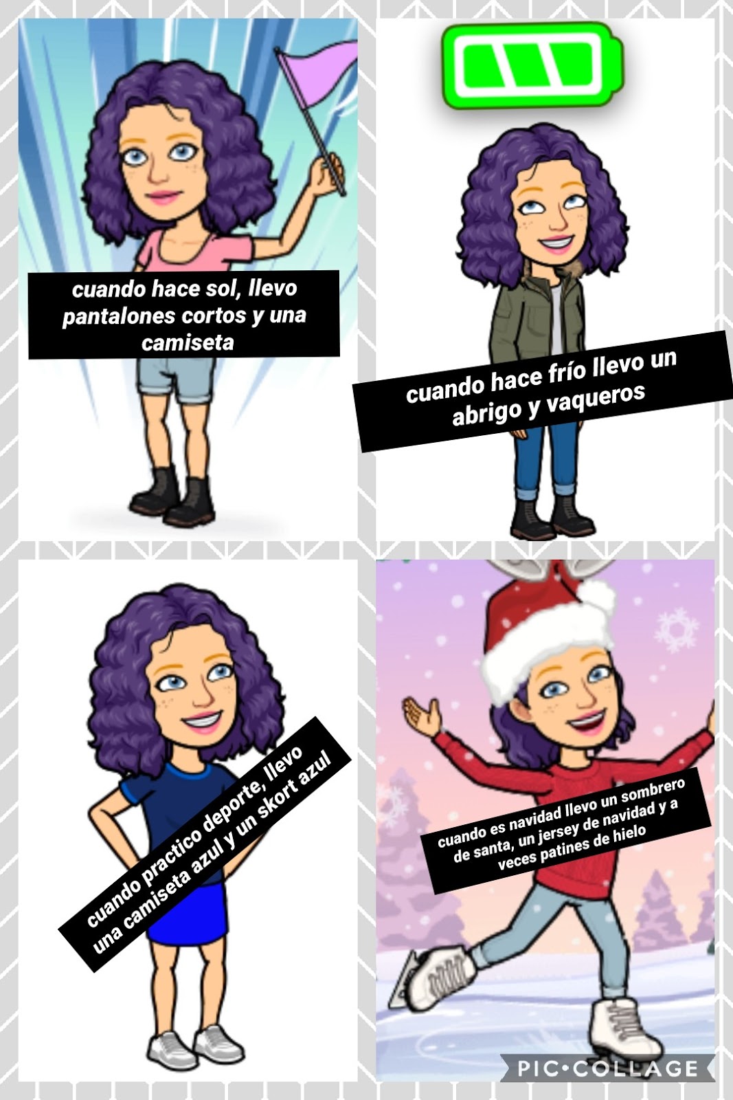 Spanish in Grosvenor Year 10 Bitmoji challenge