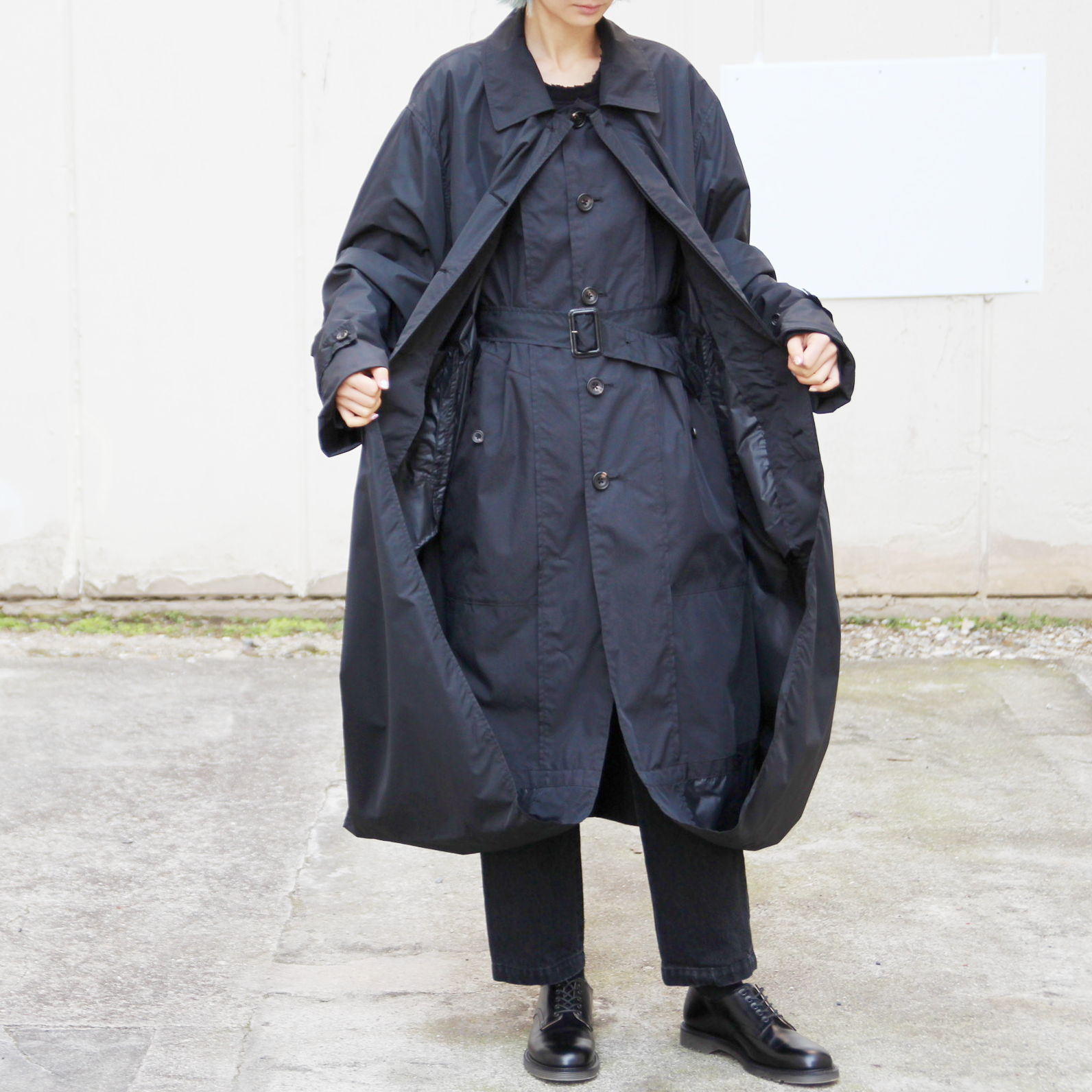 stein / シュタイン「OVERSIZED WIND COAT」 - input staff blog