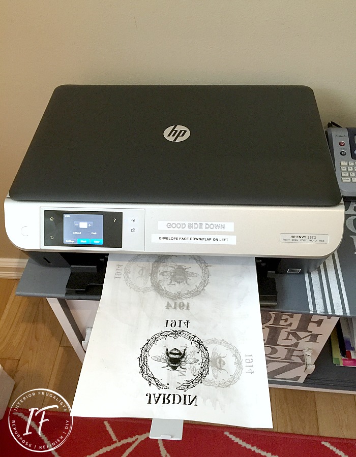 How To Transfer Graphics Onto Wood With Glossy Paper Interior Frugalista