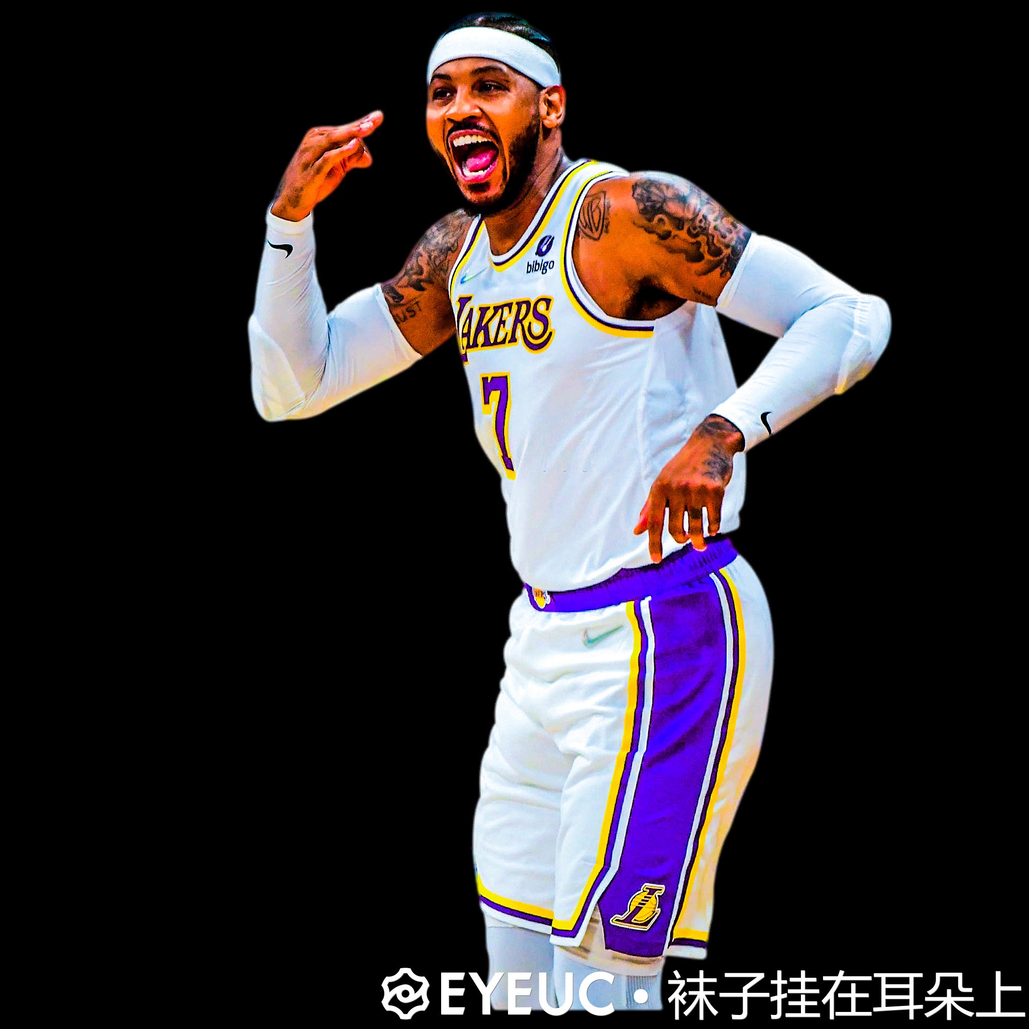 Carmelo Anthony Los Angeles Lakers Poster by Bob Smerecki - Fine Art America