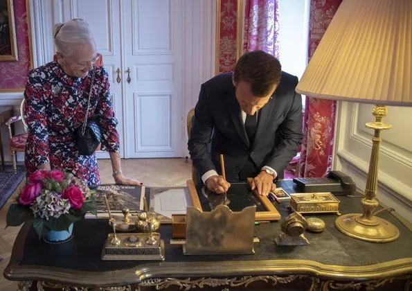 Queen Margrethe, Crown Prince Frederik and Crown Princess Mary