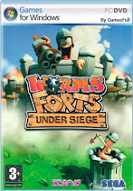 Descargar Worms Forts Under Siege para 
    PC Windows en Español es un juego de Estrategia desarrollado por Team17