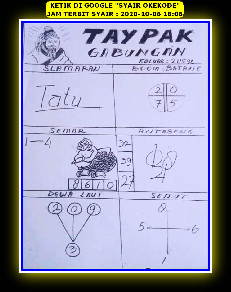 1 New Message Kode Syair Hongkong 6 Oktober 2020 Forum Syair Togel Hongkong Singapura Sydney