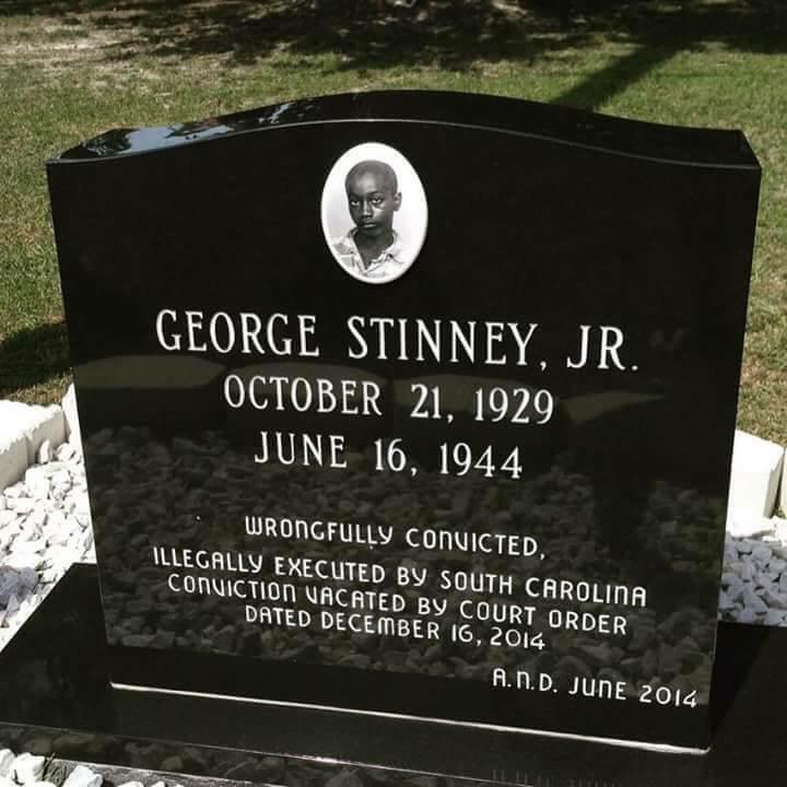 George Stinney's unmarked grave finally has a monument ~