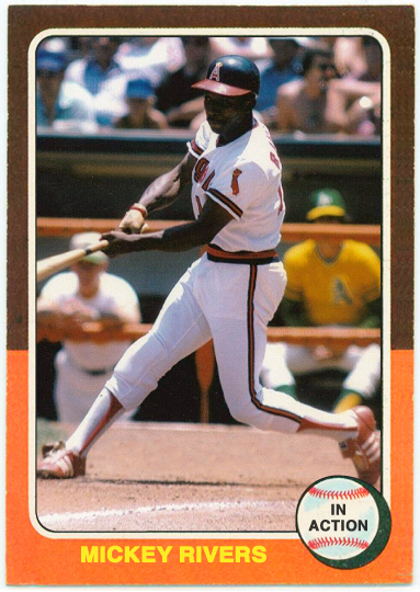 WHEN TOPPS HAD (BASE)BALLS!: 1975 IN-ACTION: MICKEY RIVERS