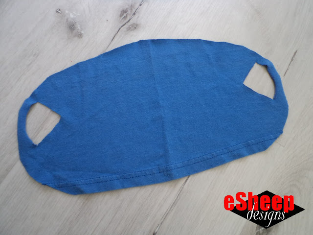 DIY no sew mask by eSheep Designs