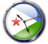 علم جيبوتى  Dijibouti flag clock