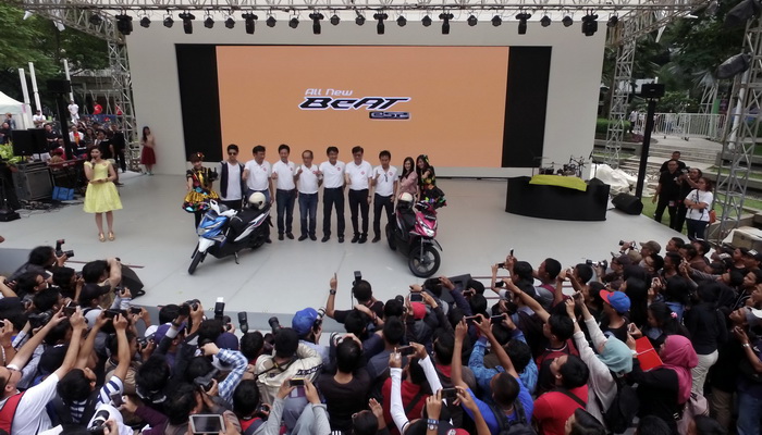 Laris Manis..Delapan Jam, 1.330 Unit All New Honda BeAT Terjual