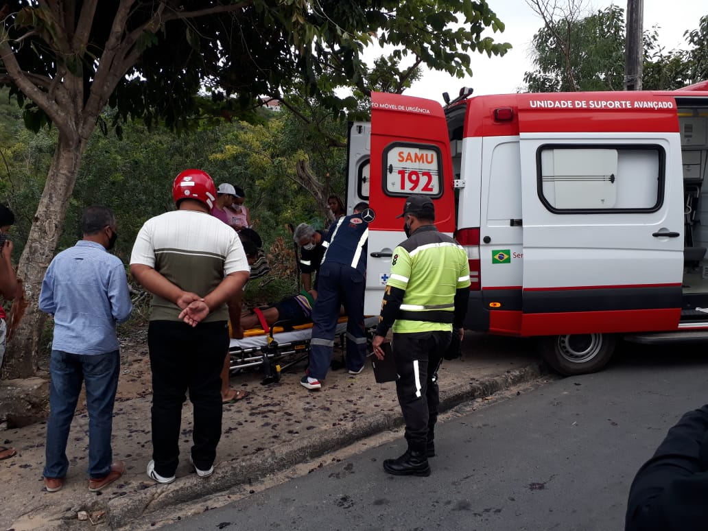 Jacobina: Mulher é atropelada por carro no bairro Félix Tomaz