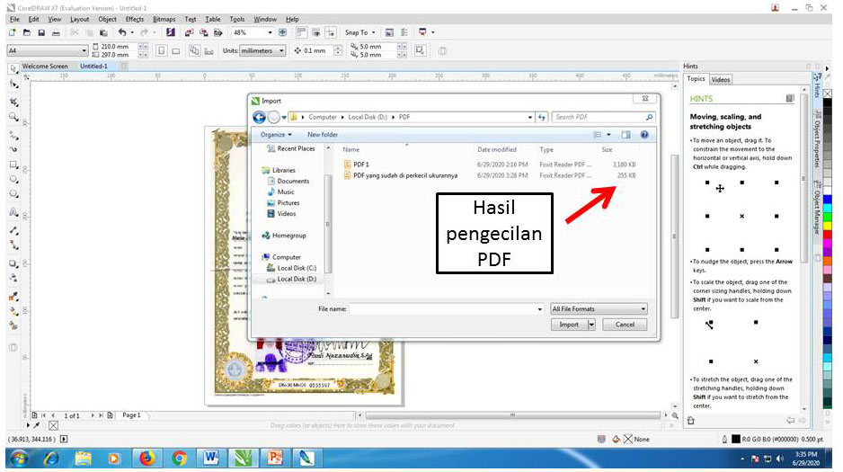 Cara Edit File Pdf Di Coreldraw Cara Edit Text Data
