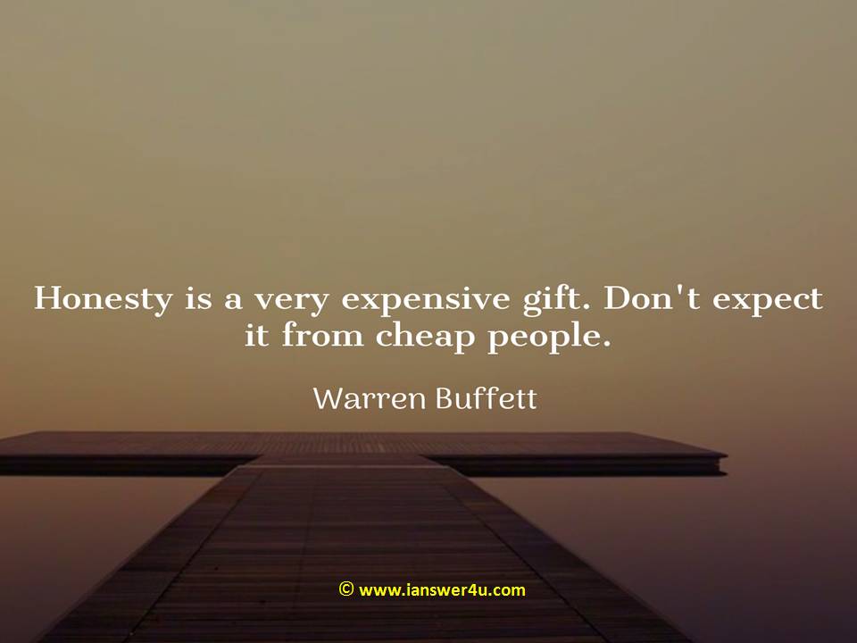 Warren Buffett Quotes on Investing,Life,Success & Getting Rich ~ I
