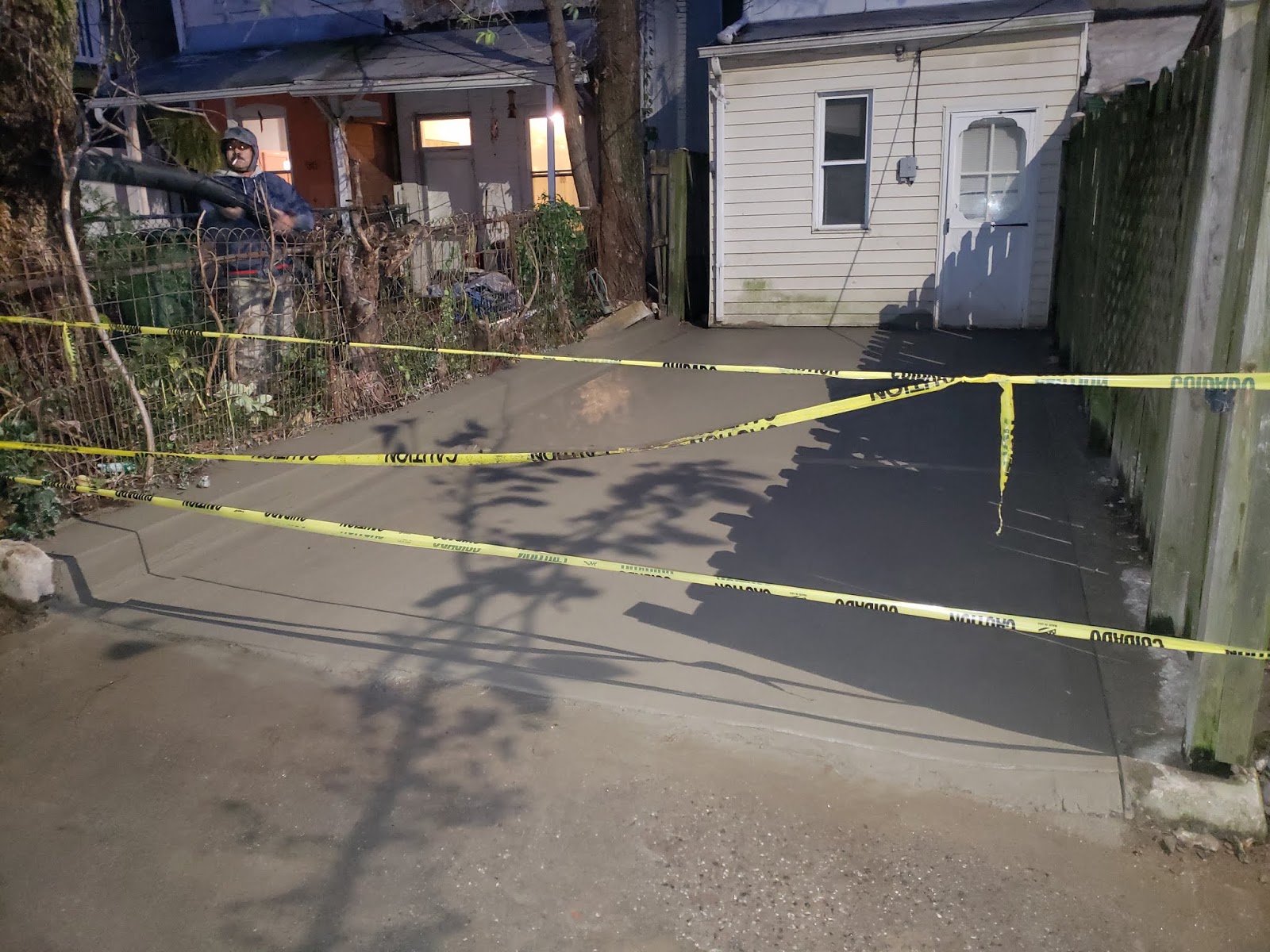 Custom Stoneworks & Design Inc. New Parking Pad in Hampden Baltimore