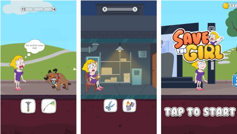 تحميل لعبة Save The Girl مهكرة للأندرويد