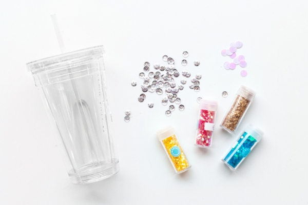 Ioanna's Notebook: DIY FLOATING GLITTER TUMBLER // DIY ΠΟΤΗΡΙ ΜΕ GLITTER