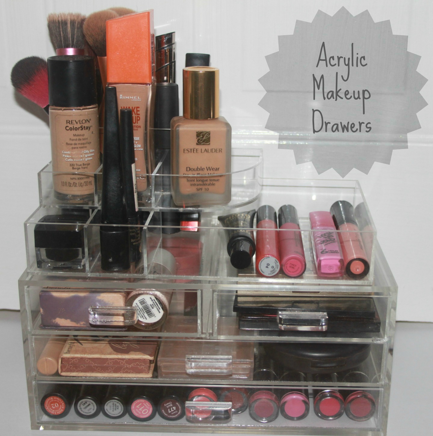 The Big Burd Acrylic Makeup Storage Kardashian Style!