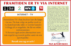 FRAMTIDEN ER TV VIA INTERNET