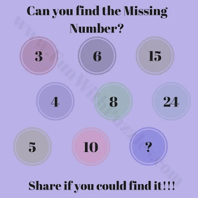 Find the Missing Number in Circle Puzzle