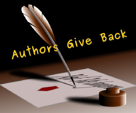Authors Give Back banner