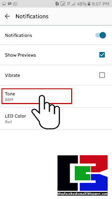 cara mengganti nada dering Blackberry messenger mudah