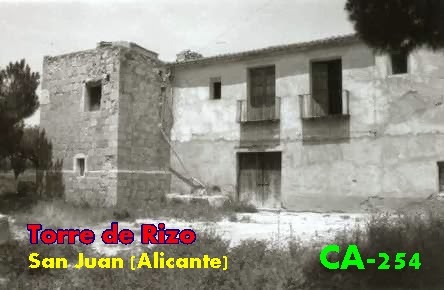 Resultado de imagen de Torre Rizo ALICANTE