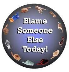National Blame Someone Else Day