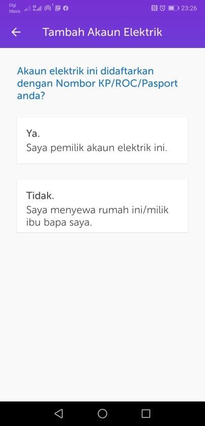 cara bayar bil TNB online