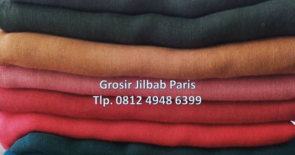 Grosir Kerudung Paris Polos Murah Surabaya, Tlp. 0812 4948