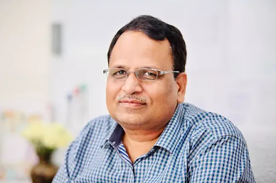 दिल्ली के स्वास्थ्य मंत्री सत्येंद्र जैन अस्पताल में भर्ती,सांस लेने में दिक्कत और तेज बुखार,कोरोना जांच की रिपोर्ट का इन्तजार.