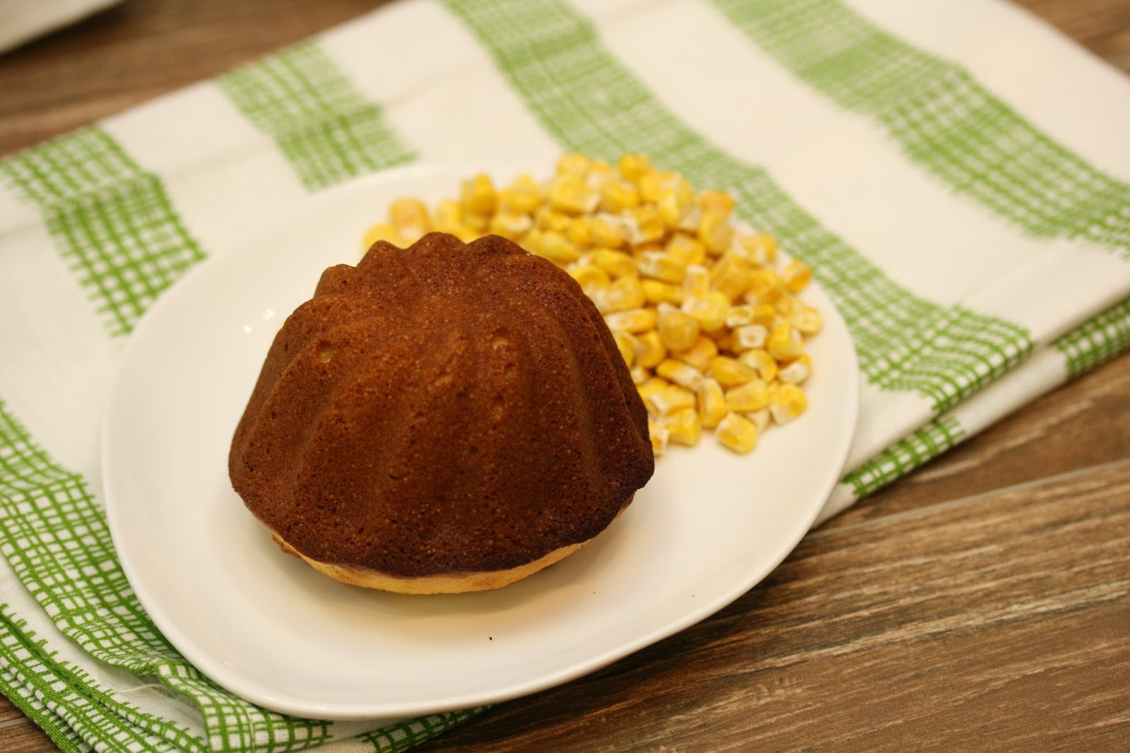 Cornbread Mini Bundt Cakes In the Kitchen with Honeyville